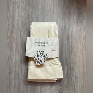 New Silky Toes Microfiber Tights 14/16 - Cream